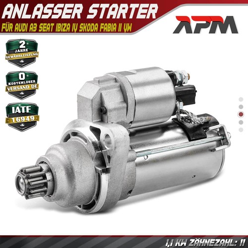 Anlasser starter 1kw 11 - starter,