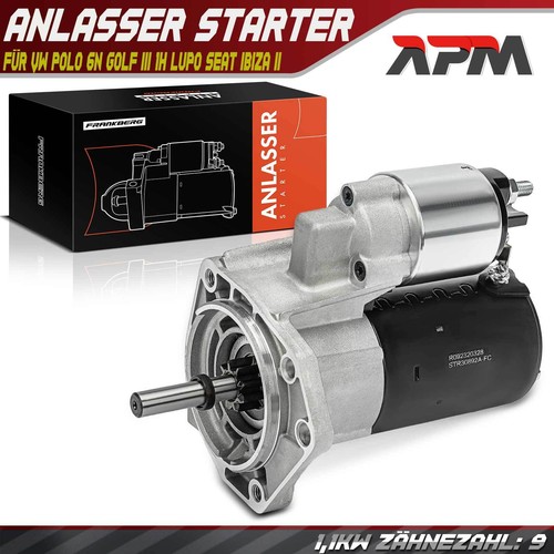 Anlasser starter 1kw 9 - anlasser, 1,1kw