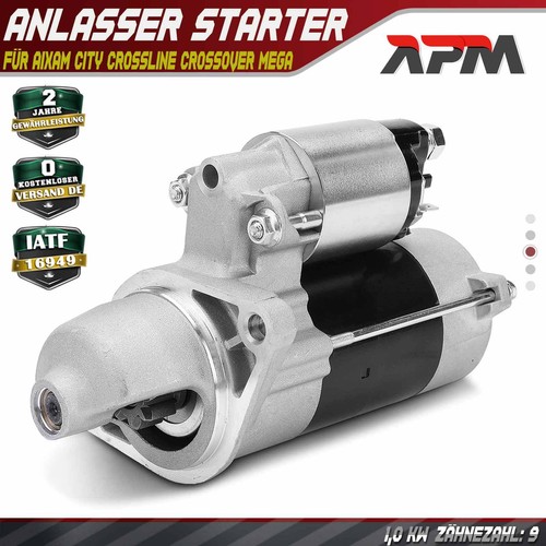 Anlasser starter 1kw 9 - anlasser,