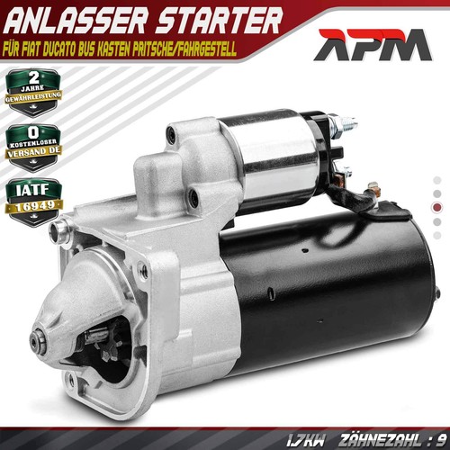 Anlasser starter 7kw - 1.7kw, 9